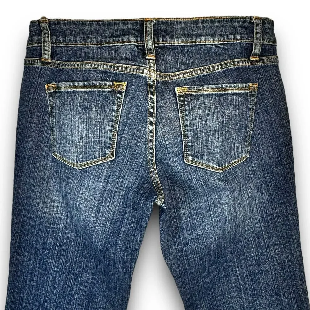 Banana Republic Factory Womens Low Rise Straight Leg Jeans Medium Wash Size 4 - Picture 6 of 8